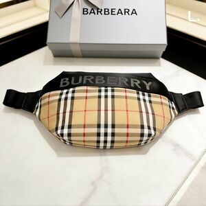 <AUTHENTIC>Burberry Vintage Check Logo Waist Bag